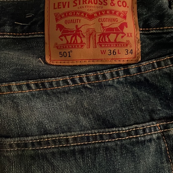 Mens 501 Levis size W36 L34 Great condition. See photos for further details. - Picture 4 of 4